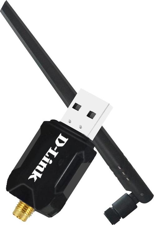 Actual product image D-Link DWA-137, Kabelgebunden, USB, WLAN, Wi-Fi 4 (802.11n), Schwarz (USB)