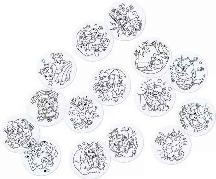 Actual product image Ravensburger Xoomy expansion set Happy Unicorns 25987 - Expansion set for the Xoomy Midi or
