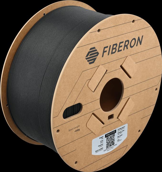 Produktbild Polymaker PA6-CF20 1,75mm BLACK 3kg (1.75 mm, 3000 g, Schwarz)