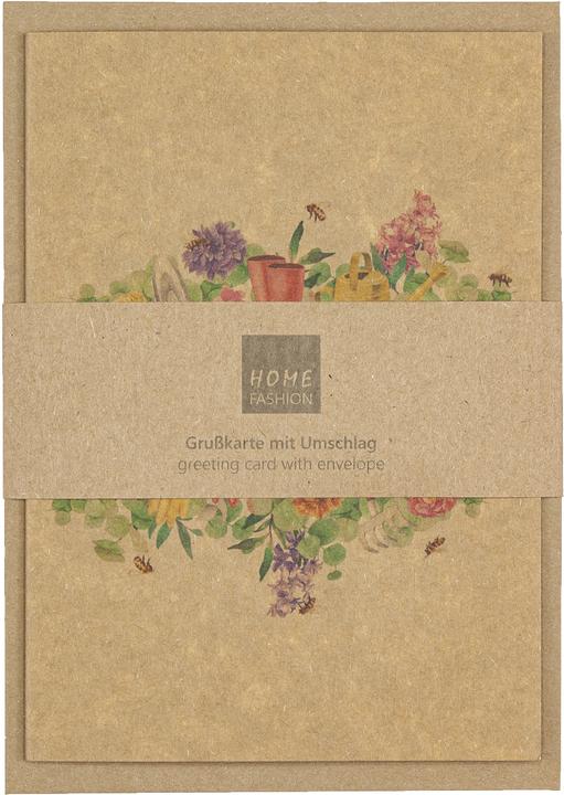 Image du produit Home Fashion Carte de voeux 10.5x14.8 cm, "Bee Happy