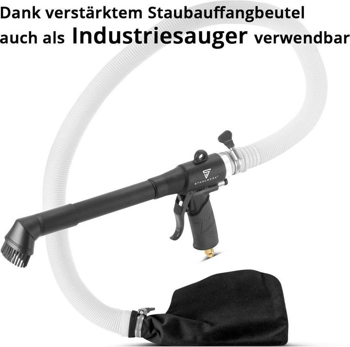 Produktbild Stahlwerk Druckluft-Saug-Blas-Pistole DSB-90 ST Umschaltbare Reinigungspistole