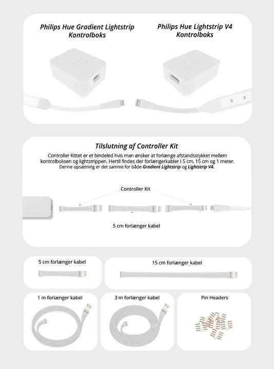 Produktbild Light Solutions Kabel für Philips Hue Gradient LightStrip