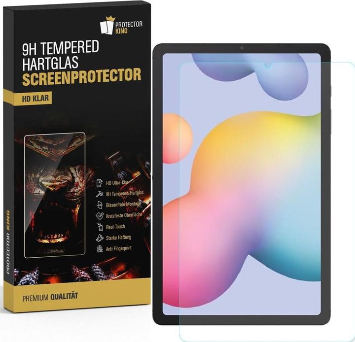 Actual product image Protectorking 6x real tempered 9H armoured glass 3D CLEAR (6 Piece, Galaxy Tab S6 Lite)