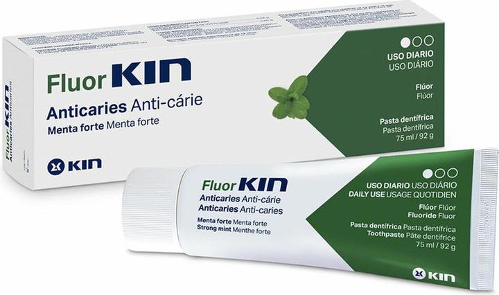 Immagine prodotto KIN Dentifricio al fluoro per la prevenzione della carie 75ml Menta (75 ml)