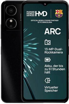 Image du produit HMD Arc (64 Go, Noir, 6.52", Double SIM, 13 Mpx)