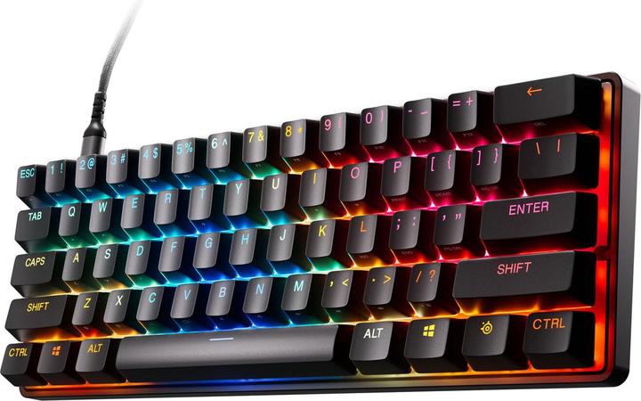 Produktbild SteelSeries Apex Pro Gen 3 Mini (schwarz, DE-Layout, OmniPoint 3.0) (DE, Kabelgebunden)