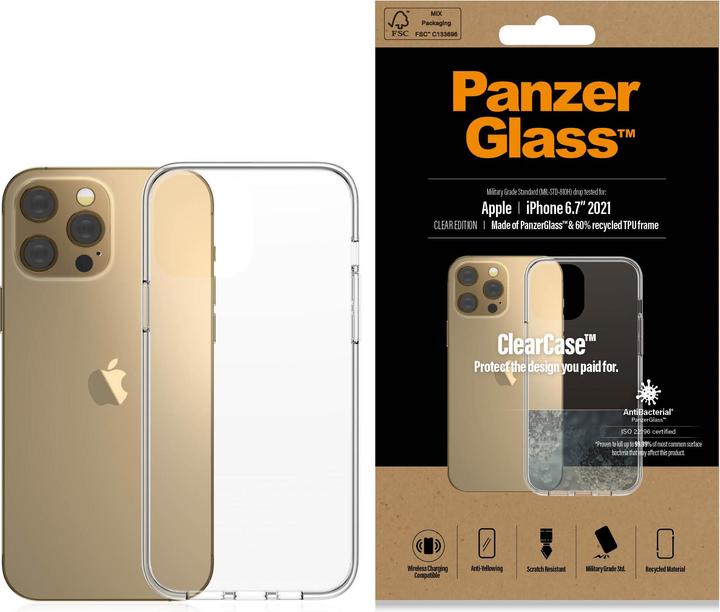 Immagine prodotto PanzerGlass 0314 Copertura protettiva del telefono cellulare trasparente (Apple iPhone 13 Pro Max)
