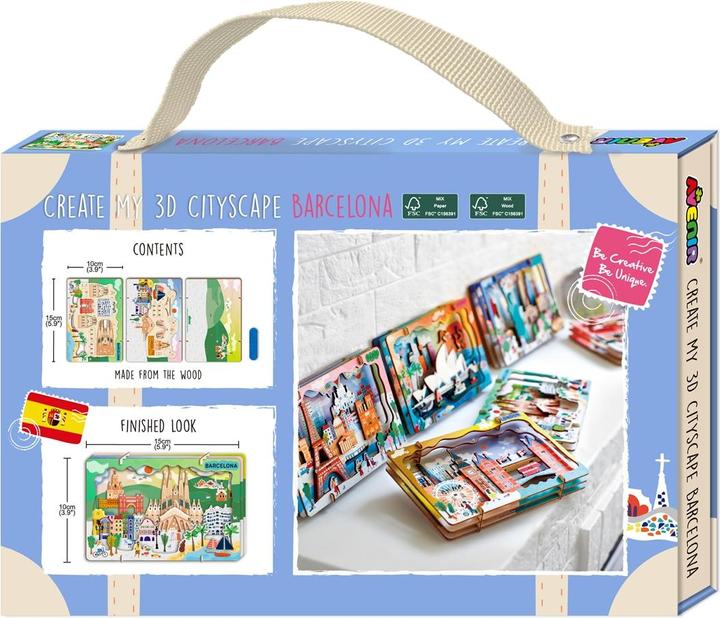 Produktbild Avenir 3D Städte-Bastelset Barcelona