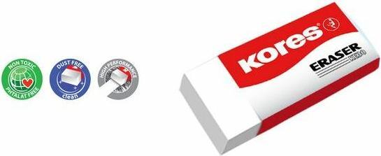 Produktbild Kores Kunststoff-Radierer "KE20", (B)60 x (T)21 x (H)10 mm
