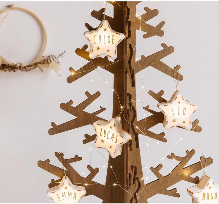 Actual product image Vintiun Star lamp mini personalizable
