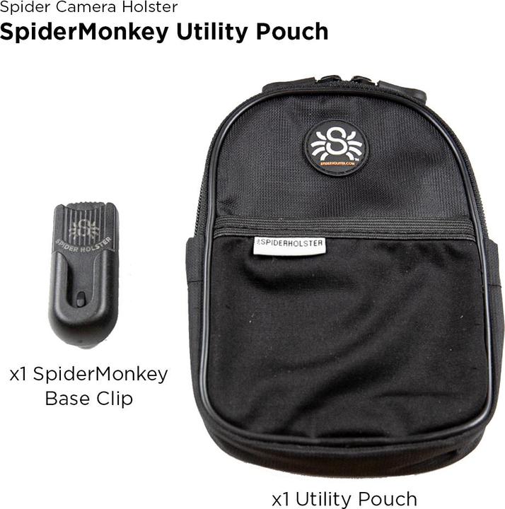 Actual product image Spider Holster Spider Monkey Utility Pouch + Base Clip
