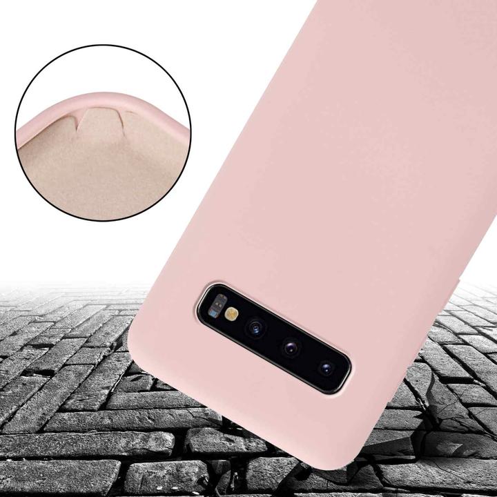 Actual product image Cadorabo TPU Cover Mobile Phone Chain Liquid (Samsung Galaxy S10+)