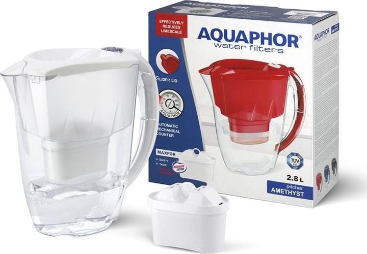 Aquaphor Amethyst MF+ Water filter jug, 2.8 L, white