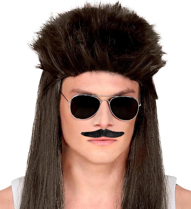 Image du produit Widmann Moustache noire de différentes formes autocollante 1 pièce