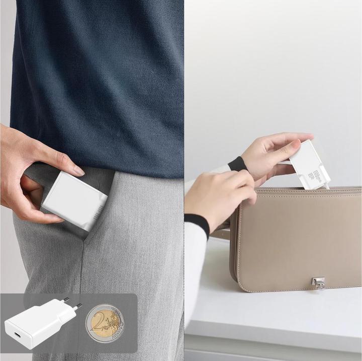 Image du produit 4smarts Chargeur secteur PDPlug Slim 20W GaN 1C blanc (20 W)