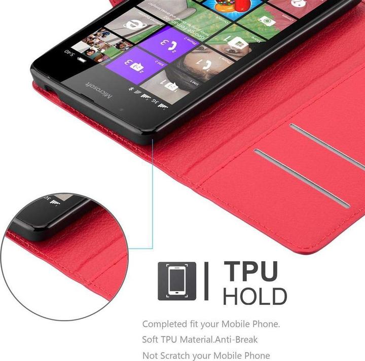 Produktbild Cadorabo Book mit Standfunktion Cover (Microsoft Lumia 540)