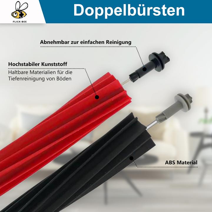 Image du produit Flickbee Kit de pièces de rechange pour Roborock S8, S8+ / plus, S8 Pro Ultra - Noir