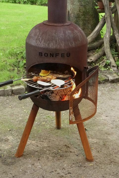 Actual product image Bonfeu BonSolo garden fireplace grate