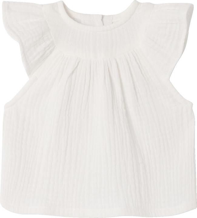 Image du produit Vertbaudet Mädchen Baby Bluse mit kurzen Volantärmeln (62)