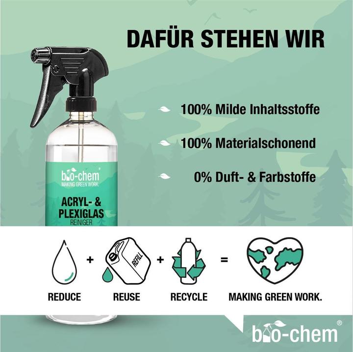 Actual product image Bio-chem Organic acrylic and perspex cleaner