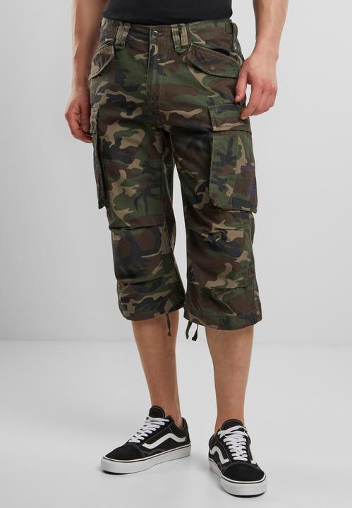 Produktbild Brandit Industry Vintage 3/4 Shorts-kurze Hose Grösse M Farbe Wald (M)