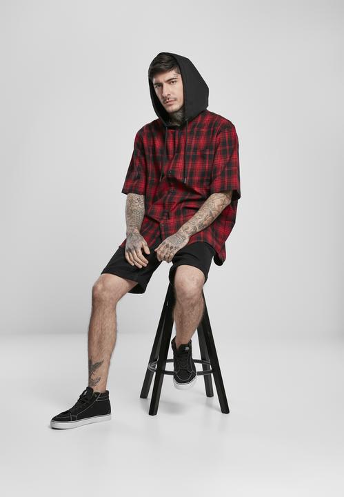 Actual product image Urban Classics Hooded Short Sleeve Shirt (M)