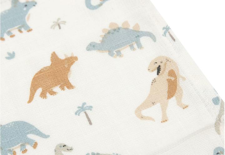 Actual product image Jollein Burp cloths Dino set of 3 small (31 cm, 31 cm)