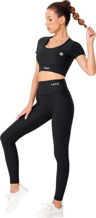 Actual product image Yeaz CLUB LEVEL SET Short Top Leggings XL (Black) (XL)