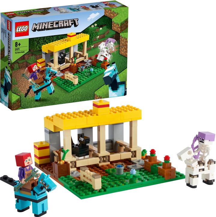 Produktbild LEGO Der Pferdestall (21171, LEGO Minecraft)