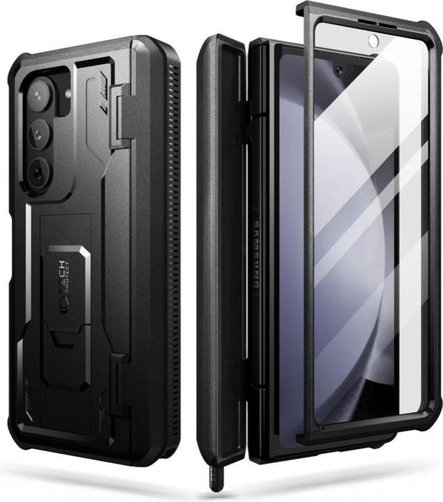 Actual product image Tech-Protect Kevlar Pro Pen case for Samsung Galaxy Z Fold 5 - black (Samsung Galaxy Z Fold5)
