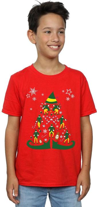 Actual product image Elf Boys Christmas Tree T-Shirt (152, 158)