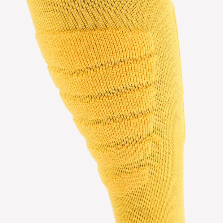 Actual product image Wedze Ski socks snowboard socks adults - 100 yellow/black (35, 38)
