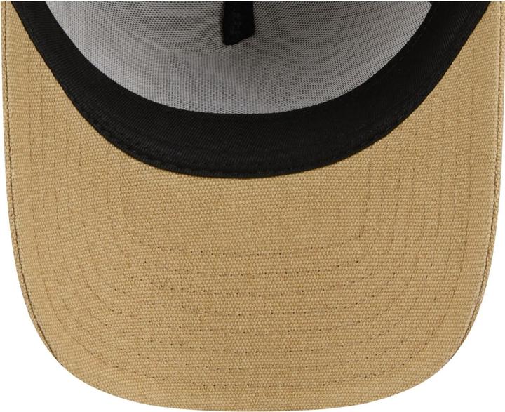 Actual product image New Era A-Frame Trucker Lin Cap - Atlanta Braves beige (One size)