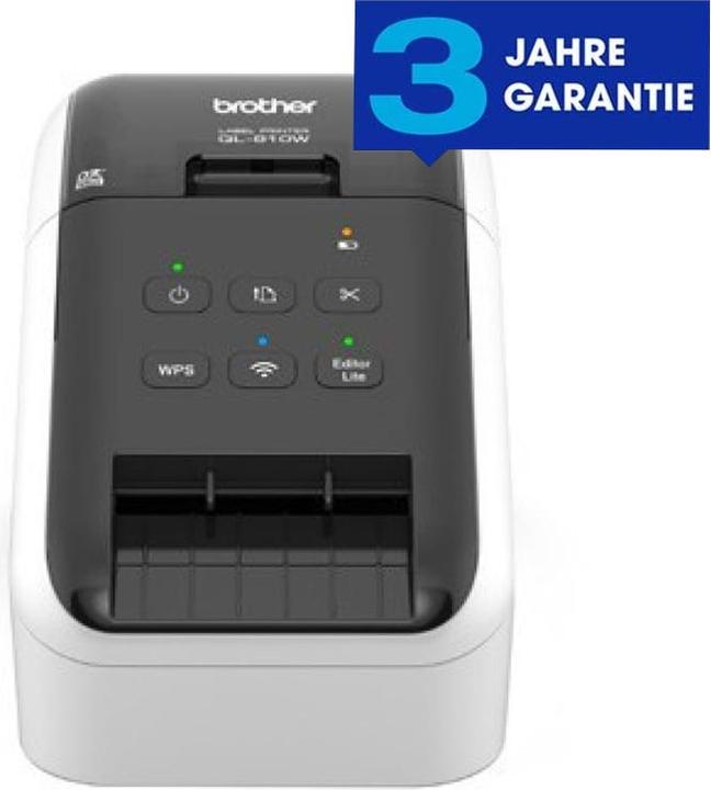 Actual product image Brother QL-810WC (300 dpi)