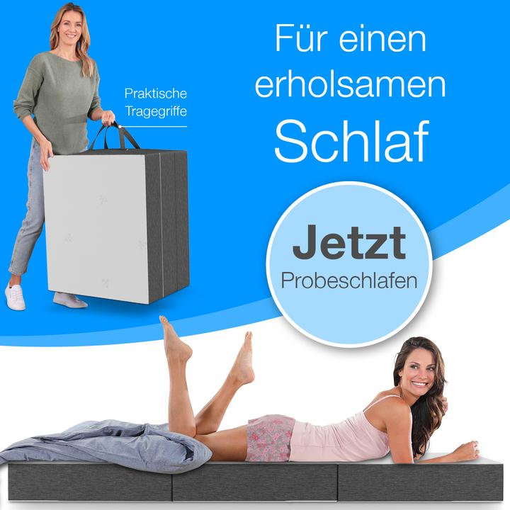 Produktbild Bestschlaf Premium Visco Klappmatratze (75 x 200 cm, Schaumstoffkern)