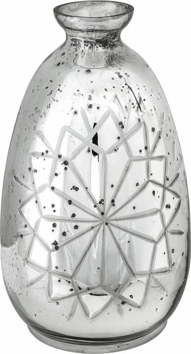 Actual product image Loberon Zorelie vase antique silver (1 x, 16 x 9 cm)