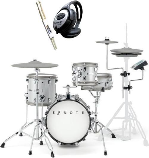 Actual product image Efnote Mini e-drum drum set with headphones and sticks (E-drum)