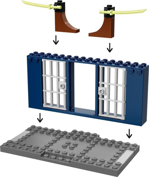 Actual product image LEGO Flight with the Ninja Flying Glider (71749, LEGO Ninjago)