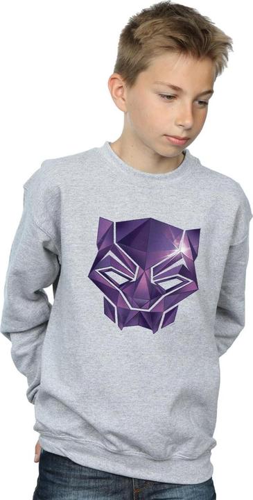 Image du produit - Sweat AVENGERS INFINITY WAR BLACK PANTHER GEOMETRIC - Garçon (152, 158)