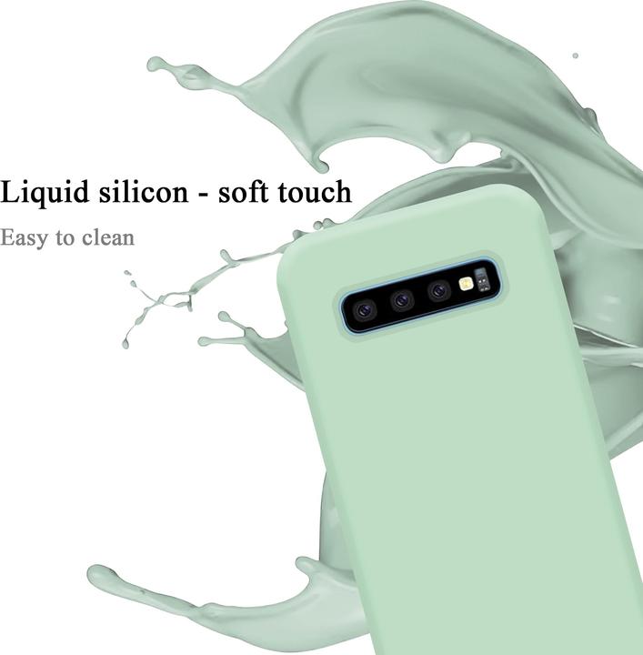Actual product image Cadorabo TPU Liquid Silicone Case Cover (Samsung Galaxy S10+)