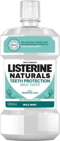 Produktbild Listerine Naturals Teeth Protection Mild Taste Mouthwash (500 ml, Mundspülung)