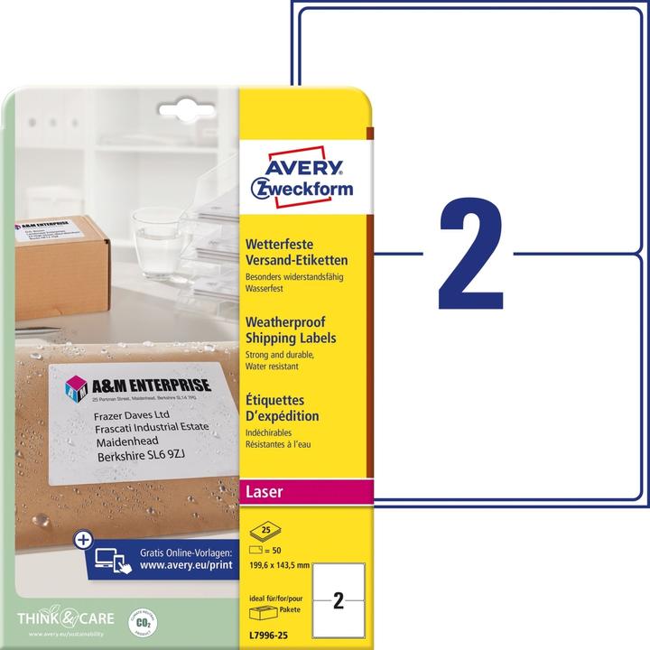 Produktbild Avery Versand-Etiketten
