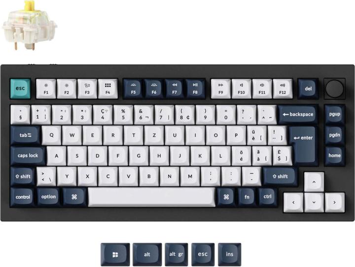 Image du produit Keychron Q1 Max (CH, Filaire, Sans fil)