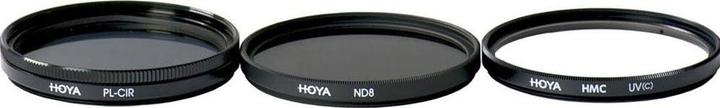 Image du produit Hoya Digital Filter Kit II (UV, CIR-PL & ND8) Filterset (46 mm, Filtre gris neutre, Filtre polarisant, Filtre UV)