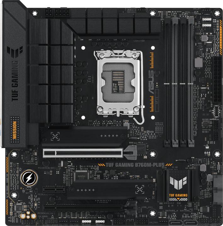ASUS MB TUF GAMING B760M-PLUS (Intel,1700,DDR5,mATX) (LGA 1700, Intel B760, mATX)