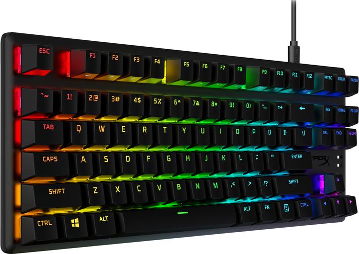 Actual product image HP HyperX Alloy Origins Core PBT HX Red Gaming Keyboard (DE, Cable)