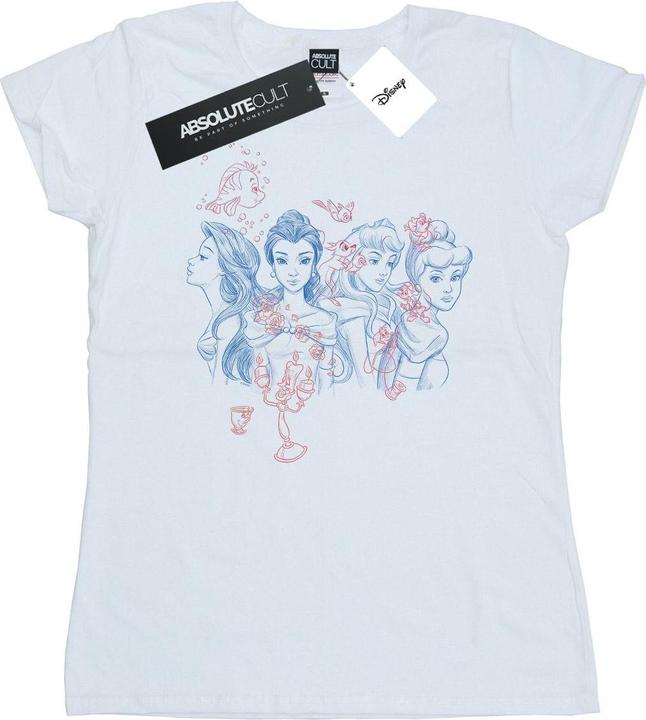 Immagine prodotto Disney Princess Sketch Maglietta Donna (S)