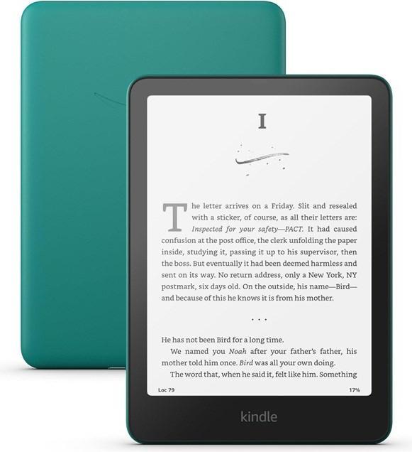 Actual product image Amazon Kindle 7" 12th generation B0CFP6F89F e-book reader 16 GB Wi-Fi Jade (7", 16 GB, Jade)