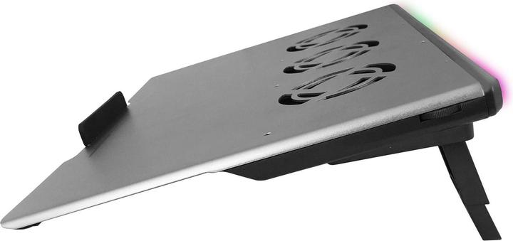 Actual product image Esperanza EGC108 Gaming Cooling Pad for Laptop LED rgb bores