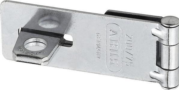 Actual product image Abus Hasp, 200/75 B/SB, pack of 6, silver. (6 pcs.)